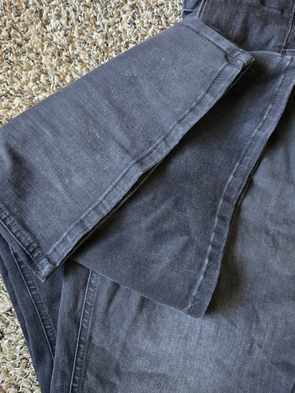 Maurices Dark Gray Wide-Leg Flare Jeans - Picture 6 of 7